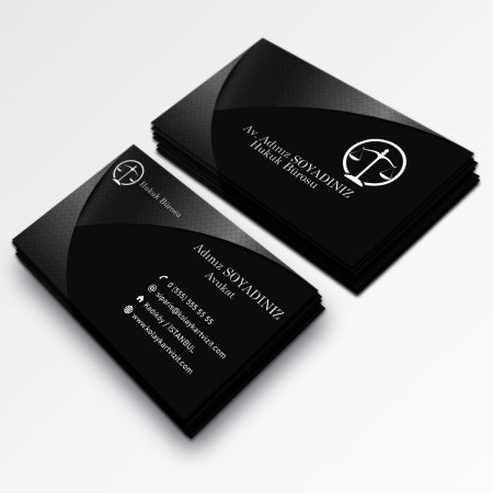 Avukat Kalın Kartvizit 700 gr Çift Yön Oval Kesim 19 Avukat Kalın Kartvizit 700 gr Çift Yön Oval Kesim 19