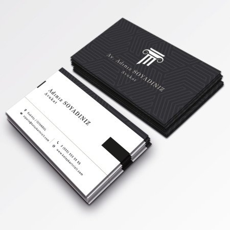 Avukat Kalın Kartvizit 700 gr Çift Yön Oval Kesim 22 Avukat Kalın Kartvizit 700 gr Çift Yön Oval Kesim 22