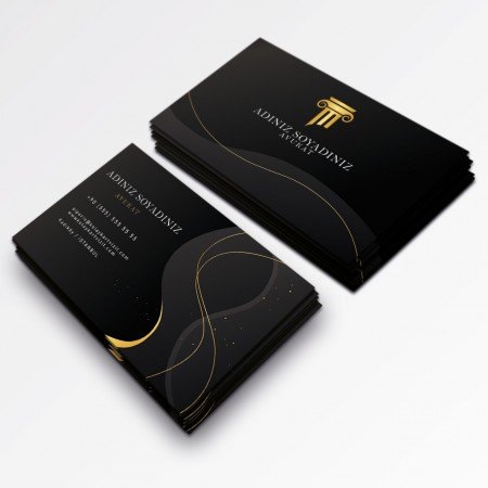 Avukat Kalın Kartvizit 700 gr Çift Yön Oval Kesim 28 Avukat Kalın Kartvizit 700 gr Çift Yön Oval Kesim 28