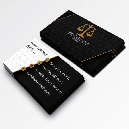 Avukat Kalın Kartvizit 700 gr Çift Yön Oval Kesim 30 Avukat Kalın Kartvizit 700 gr Çift Yön Oval Kesim 30