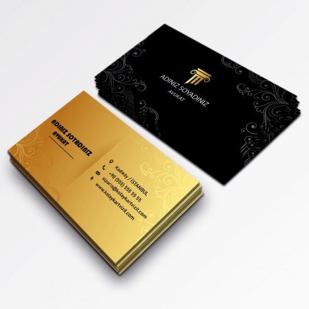 Avukat Kalın Kartvizit 700 gr Çift Yön Oval Kesim 31 Avukat Kalın Kartvizit 700 gr Çift Yön Oval Kesim 31