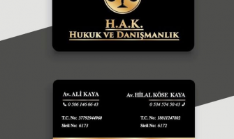 Avukat Kartvizit Tasarlayın