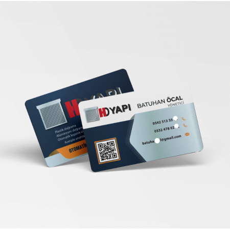 700 gr Çift Yön Oval Kesim Kalın Kartvizit Kepenk İnşaat Mühendislik