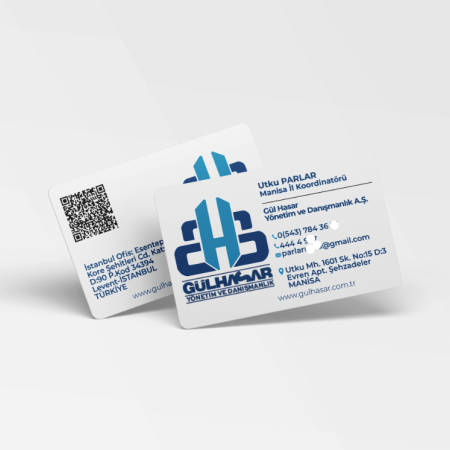 700 gr Çift Yön Oval Kesim Kalın Kartvizit Sigorta Acenta