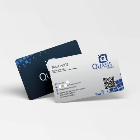 700 gr Çift Yön Oval Kesim Kalın Kartvizit Mühendislik Arge