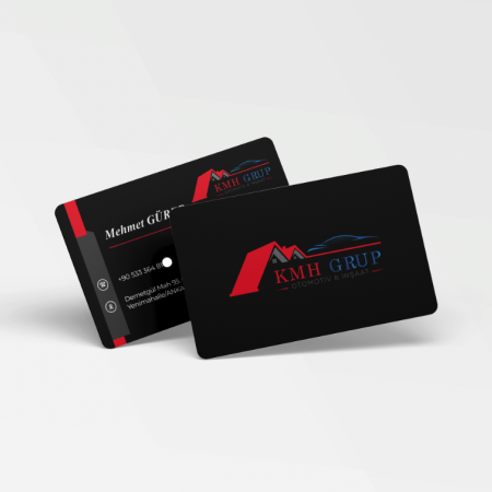 700 gr Çift Yön Oval Kesim Kalın Kartvizit Gayrimenkul Otomotiv