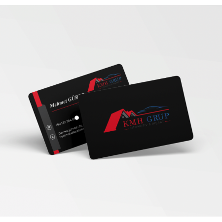 700 gr Çift Yön Oval Kesim Kalın Kartvizit Gayrimenkul Otomotiv