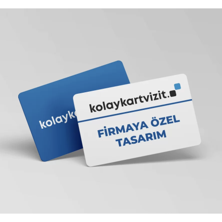 700 gr Çift Yön Oval Kesim Kalın Kartvizit Özel