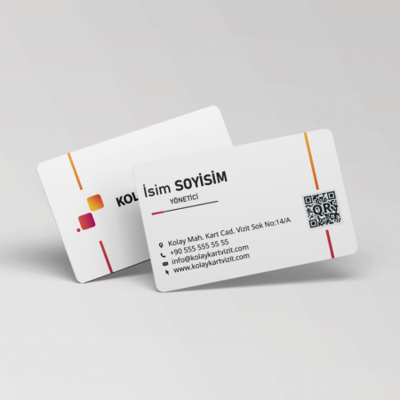 700 gr Çift Yön Oval Kesim Kalın Kartvizit