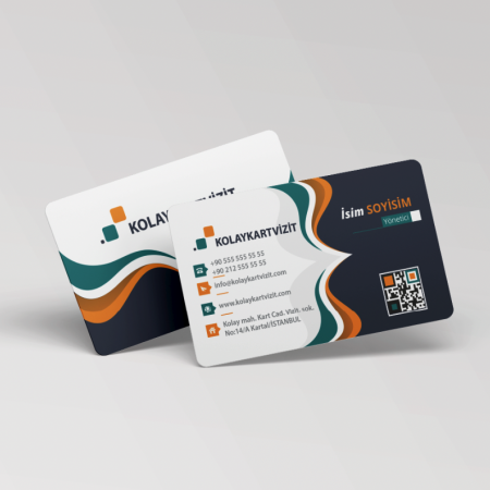 700 gr Çift Yön Oval Kesim Kalın Kartvizit