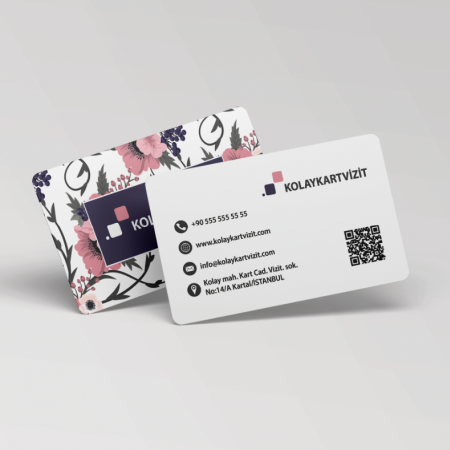 700 gr Çift Yön Oval Kesim Kalın Kartvizit