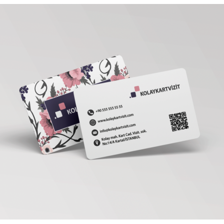 700 gr Çift Yön Oval Kesim Kalın Kartvizit