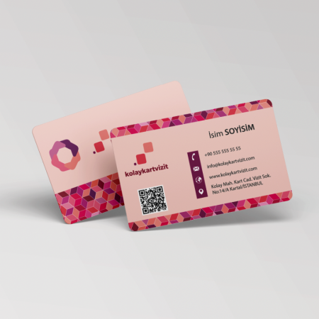 700 gr Çift Yön Oval Kesim Kalın Kartvizit