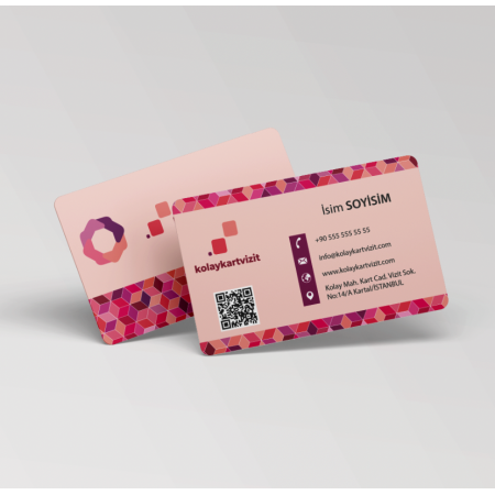 700 gr Çift Yön Oval Kesim Kalın Kartvizit