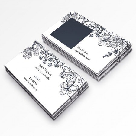 Desenli kartvizit-140 Desenli kartvizit-140