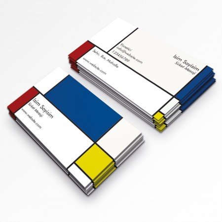 Desenli kartvizit-157 Desenli kartvizit-157