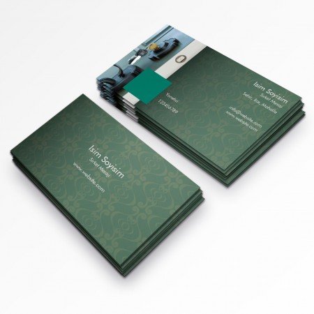 Desenli kartvizit-190 Desenli kartvizit-190