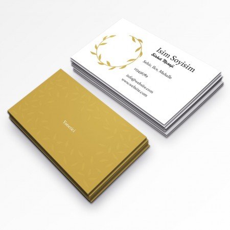 Desenli kartvizit-199 Desenli kartvizit-199