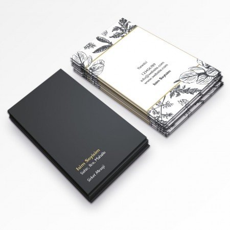 Desenli kartvizit-203 Desenli kartvizit-203