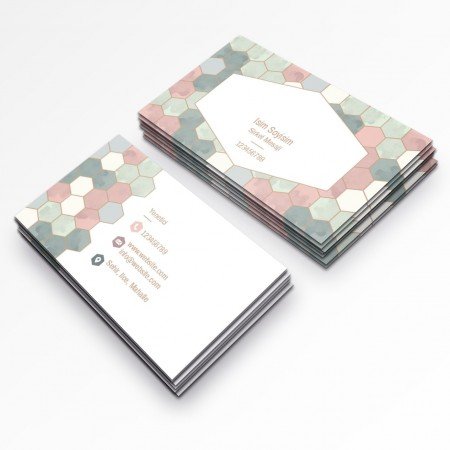 Desenli kartvizit-204 Desenli kartvizit-204