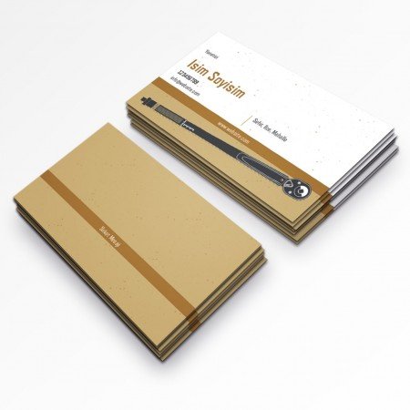 Desenli kartvizit-210 Desenli kartvizit-210