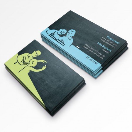 Egitim çocuk anaokulu kartvizitleri-44