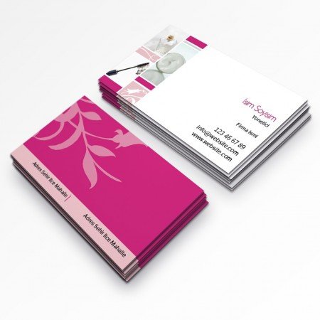 Güzellik merkezi kuaför kartvizitleri-190