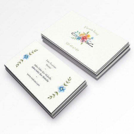 Güzellik merkezi kuaför kartvizitleri-356