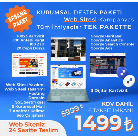 Web Sitesi Kurumsal Paket