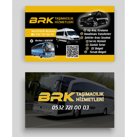 350 gr çift yön düz kesim kartvizit özel ürün