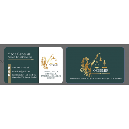 Avukat Özge Hanım Özel Ürün